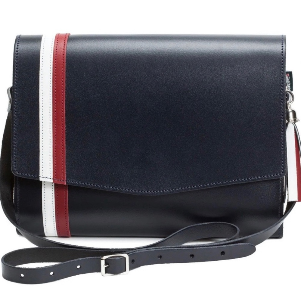 Zatchels LEATHER SHOULDER BAG - BRITISH EDIT